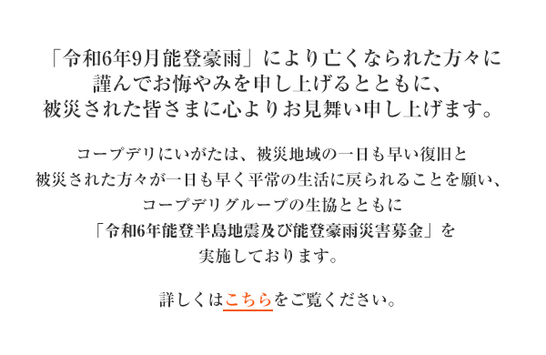 「令和6年能登半島地震及び能登豪雨災害募金」を実施しています