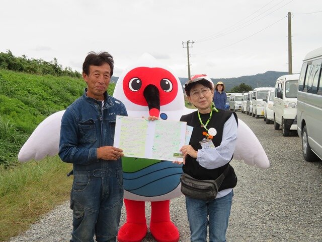 組合員さんからのメッセージをお渡ししました